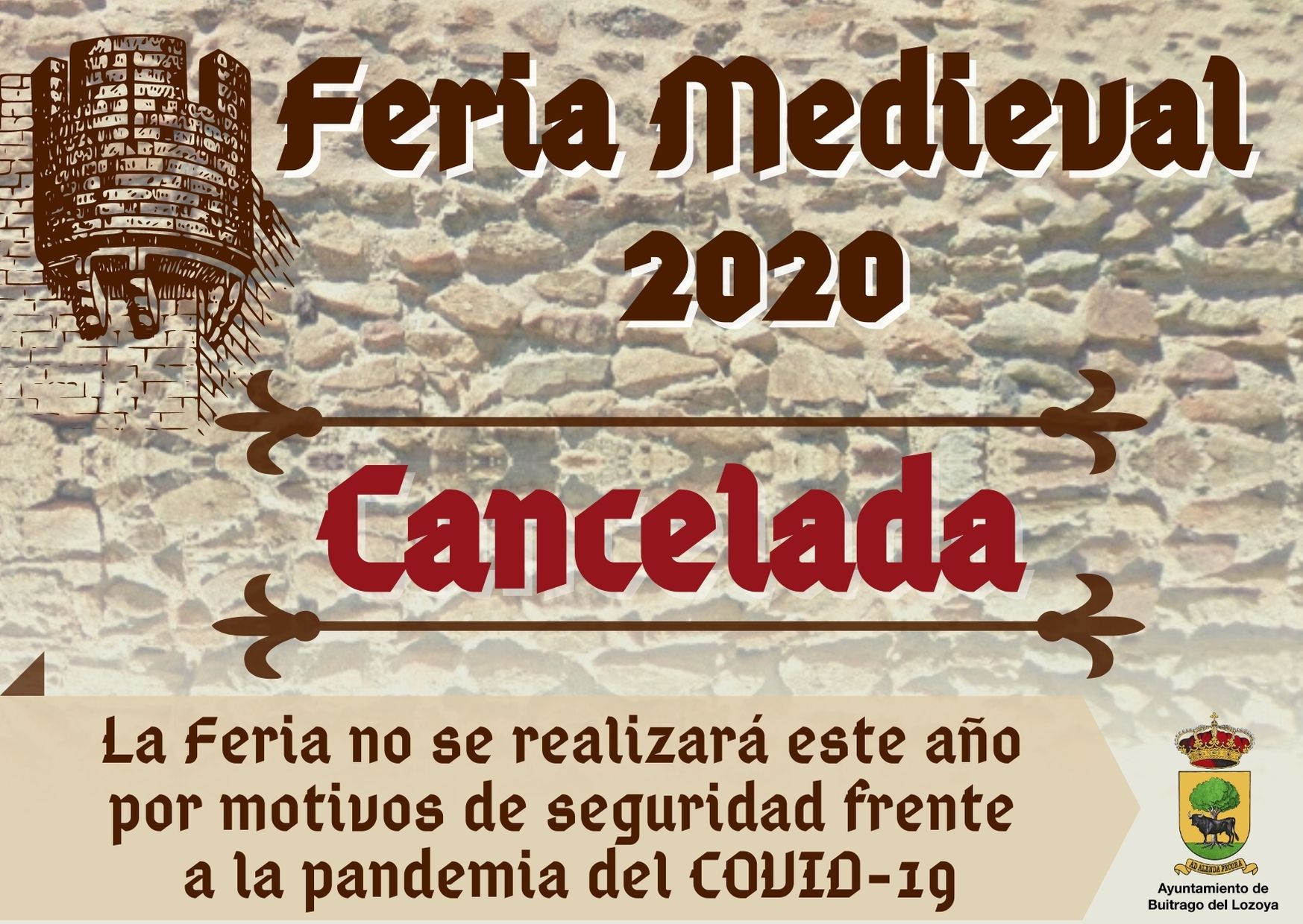 Cancelada Feria Medieval 2020