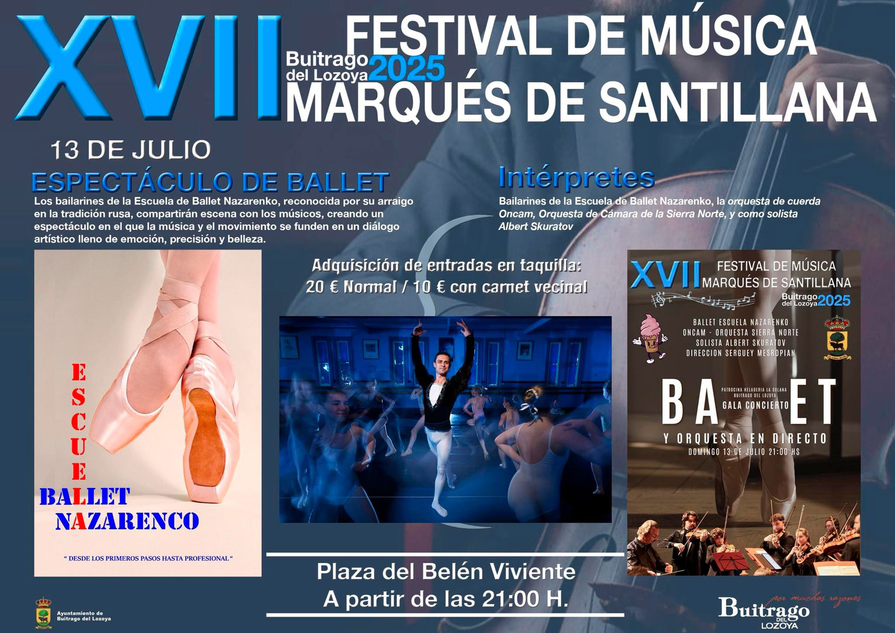 XVII Festival de musica Marqués de Santillana Buitrago del Lozoya Ballet