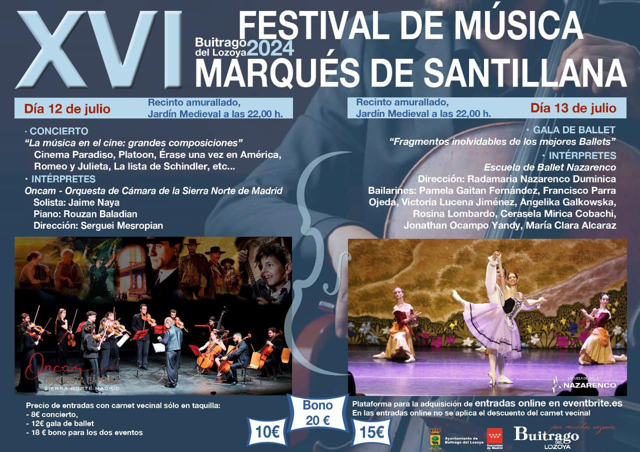 XVI FESTIVAL DE MUSICA MARQUES DE SANTILLANA